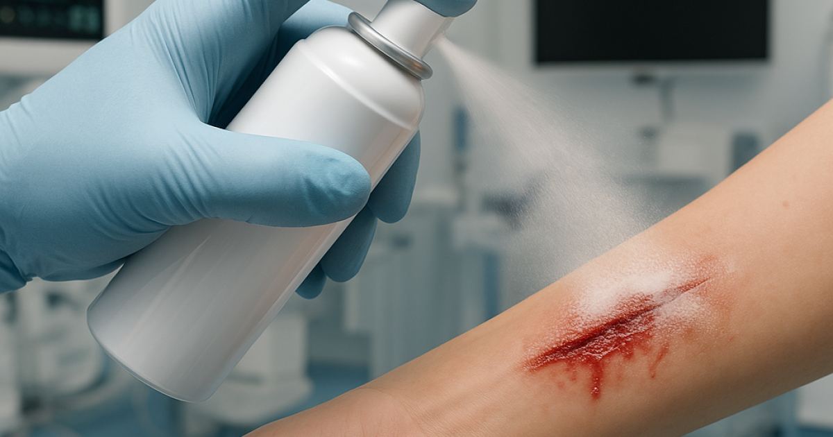 Un Innovador Polvo en Spray que Detiene Hemorragias en un Segundo: Un Avance Revolucionario en la Atención de Emergencias
